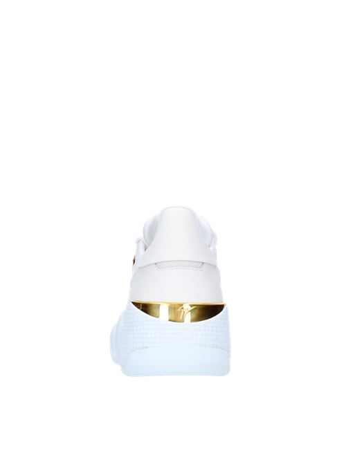 Sneakers in pelle e camoscio GIUSEPPE ZANOTTI | RM10042/002BIANCO